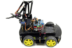 Arduino Robot Kollu 4WD Mobil Araba Kiti - (Demonte Montajsız) - Thumbnail