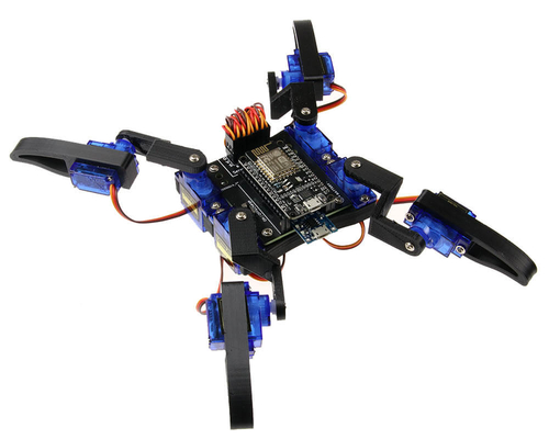 ESP32 Tabanlı Wifi Örümcek Robot Kiti - (Demonte Montajsız)