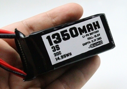 JSumo-11.1V Lipo Batarya 1350mAh 30C - 3S Lipo Pil - Thumbnail