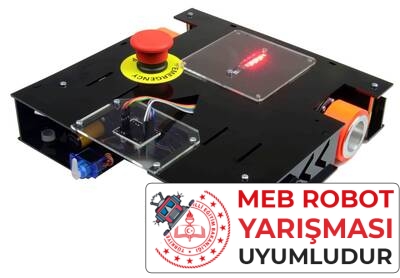 MEB Caretta Robot Kiti - Caretta Yumurta Toplama Robotu (Alüminyum Gövde - Demonte Montajsız)