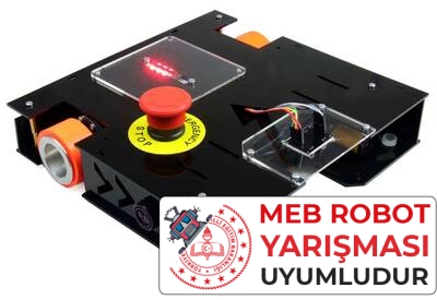 MEB Caretta Robot Kiti - Caretta Yumurta Toplama Robotu (Alüminyum Gövde - Demonte Montajsız)