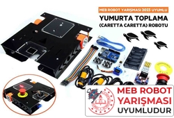 Jsumo - MEB Caretta Robot Kiti - Caretta Yumurta Toplama Robotu (Alüminyum Gövde - Demonte Montajsız)