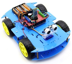 Jsumo - ROBOMOD Bluetooth Kontrollü Arduino Araba - Mavi (Montajlı)