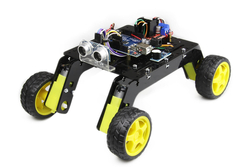 Jsumo - Rover 4x4 Arazi Robot Kiti - Demonte Montajsız (Pleksi Gövdeli)