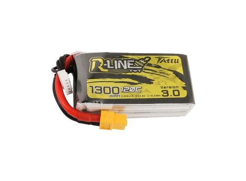 Tattu R-Line 3.0 1300 mAh 14.8V 4S 120C Lipo Batarya