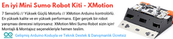 XMotion Mini Sumo Robot Full Yarışma Kiti(Demonte Montajsız) - Thumbnail